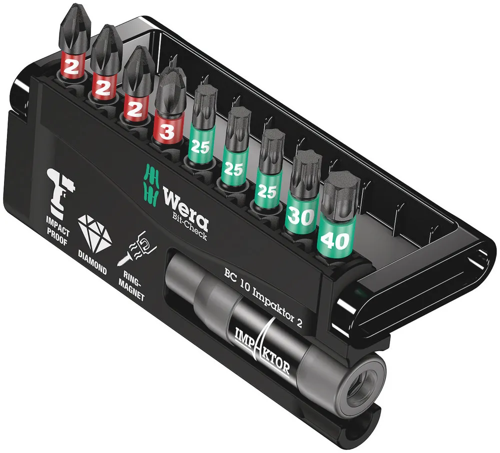 Wera Bit-Checks Impaktor - Bitssett