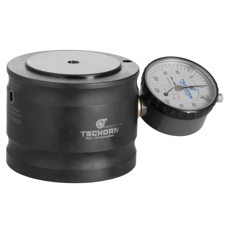 Verktøyinnstiller 50 mm (+/- 0,01 mm) med måleur og magnet og Ø47 mm tasteflate