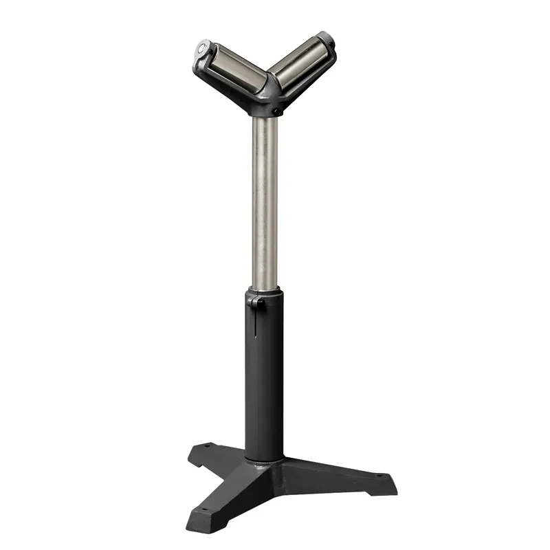 V-Støttebukk (Rullebukk) med 2xØ52 mm ruller og justerbar høyde 58-79 cm (Heavy-Duty)