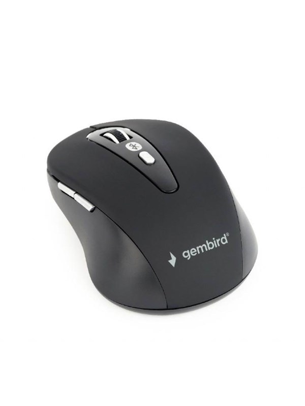 Gembird Blueooth wireless 6-button mouse - Mus - Optisk - 6 - Svart