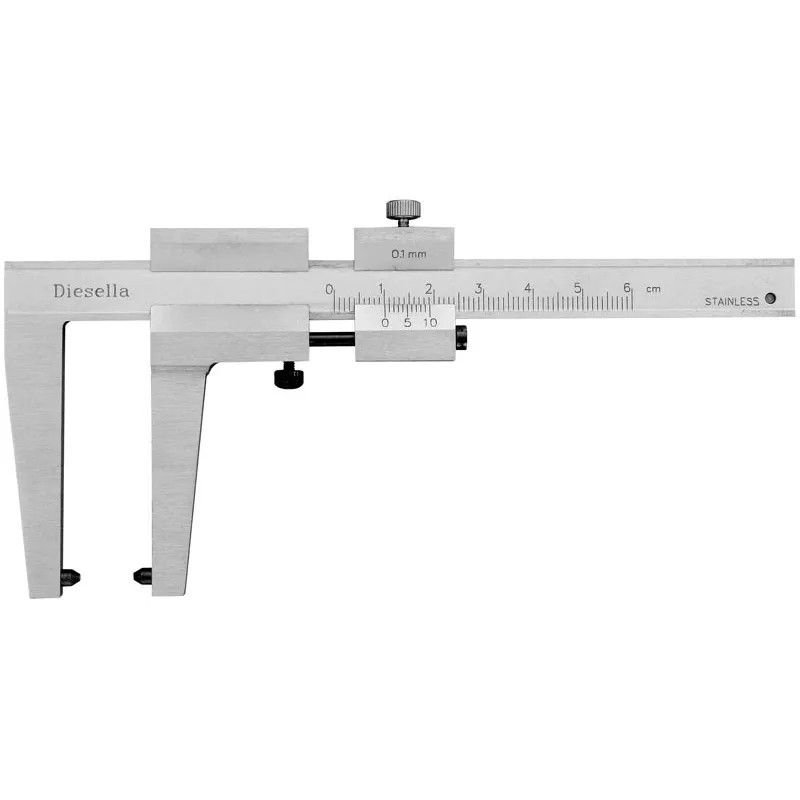 Skyvelær for bremseplater 0-60x0,1 mm med 52 mm kjever