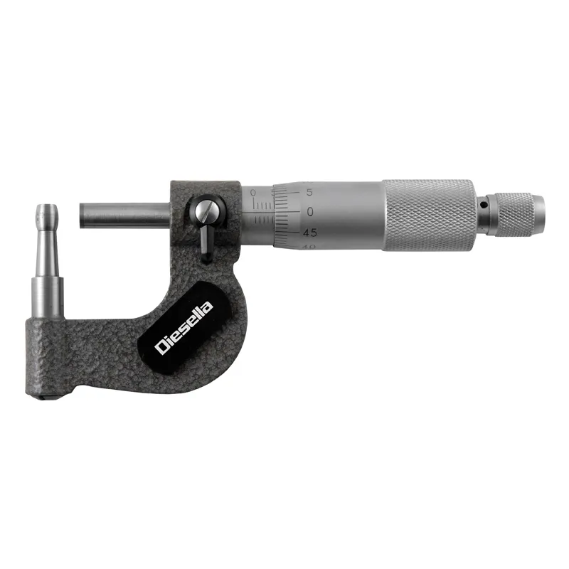 Mikrometer 0-25x0,01 mm for runde emner med hull