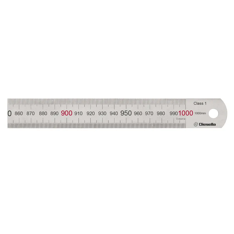 Stållinjal 1000X35X1,5 mm