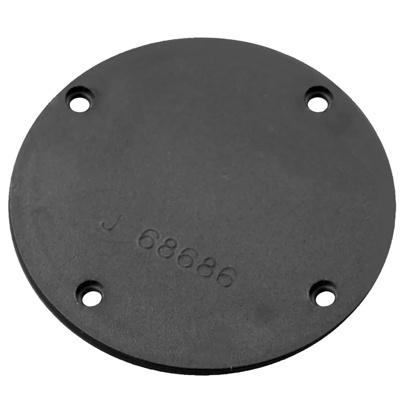 Bakstykke Ø50 mm for måleur med 4 skruehuller