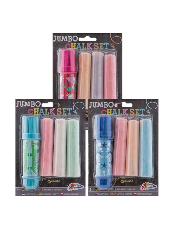 Creative Craft Group Jumbo Chalk Holder + Chalk 3 pcs. (Assorted)