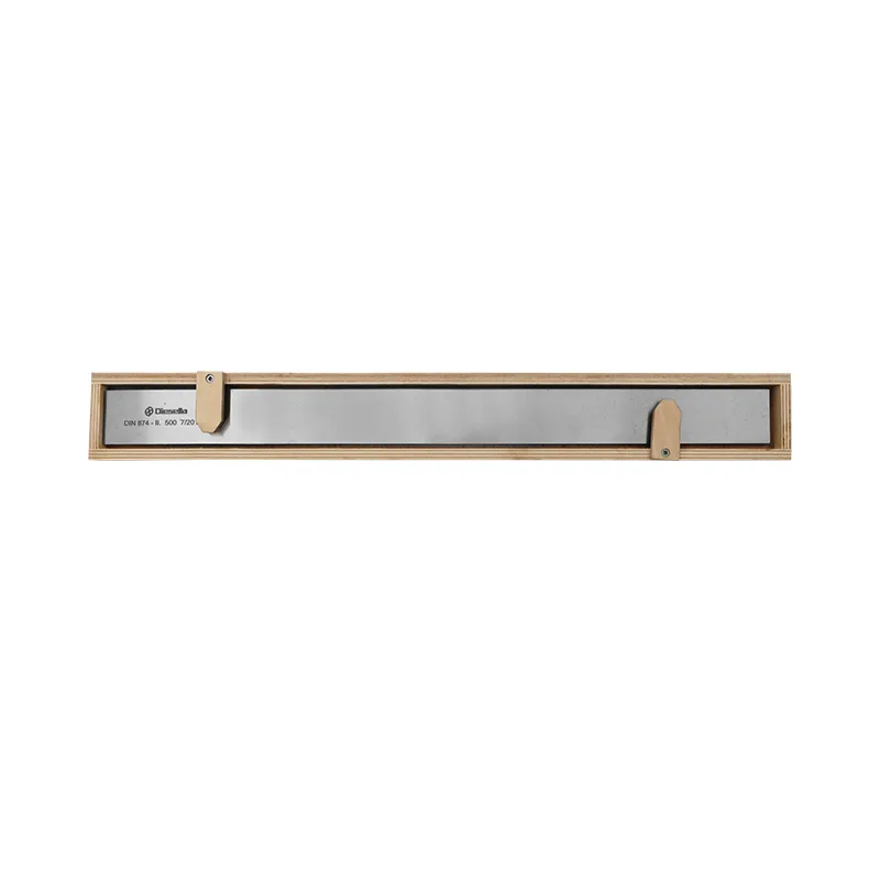 Rettelinjal 500x40x8 mm i stål DIN 874 Grad 2