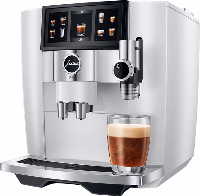 Jura J8 twin automatisk kaffemaskin 15594 (diamanthvit)