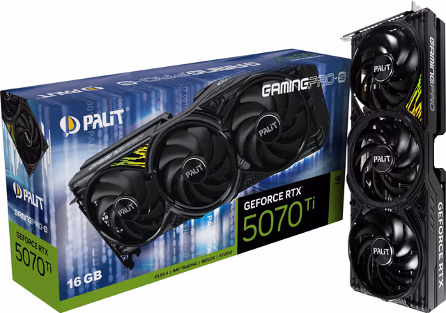 PALIT RTX5070 Ti GamingPro-S grafikkort