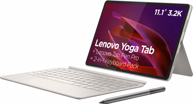 Lenovo Yoga Tab 11" nettbrett 12/256 GB WiFi (beige)