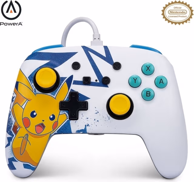 PowerA NSW ENH Wired Controller - Pikachu High Voltage / Nintendo Switch