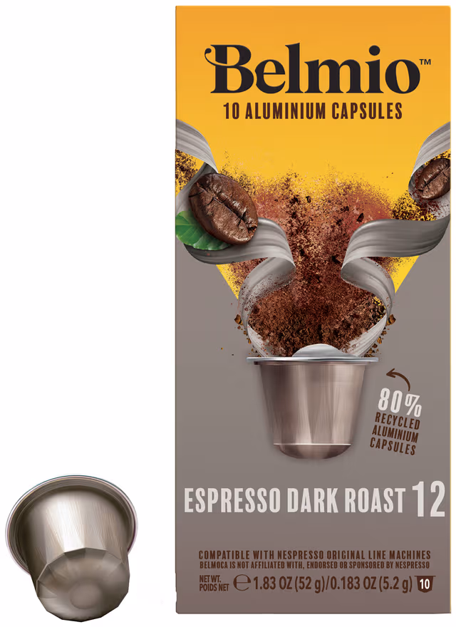 Belmio Espresso Dark Roast kaffekapsler til Nespresso (10-pk)
