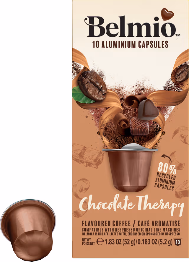 Belmio Chocolate Therapy kaffekapsler til Nespresso (10-pk)