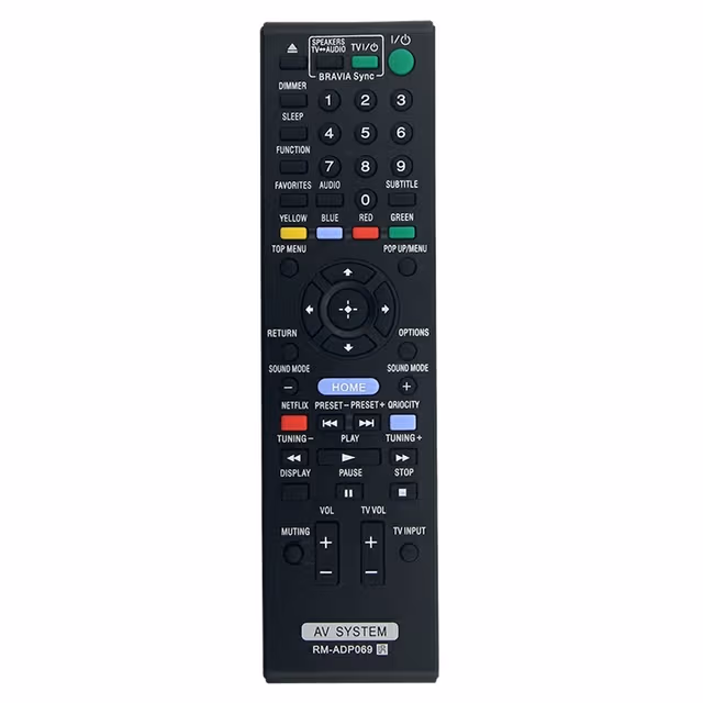 Fjernkontroll erstatning for RM-ADP069 for Sony DVD-forsterker