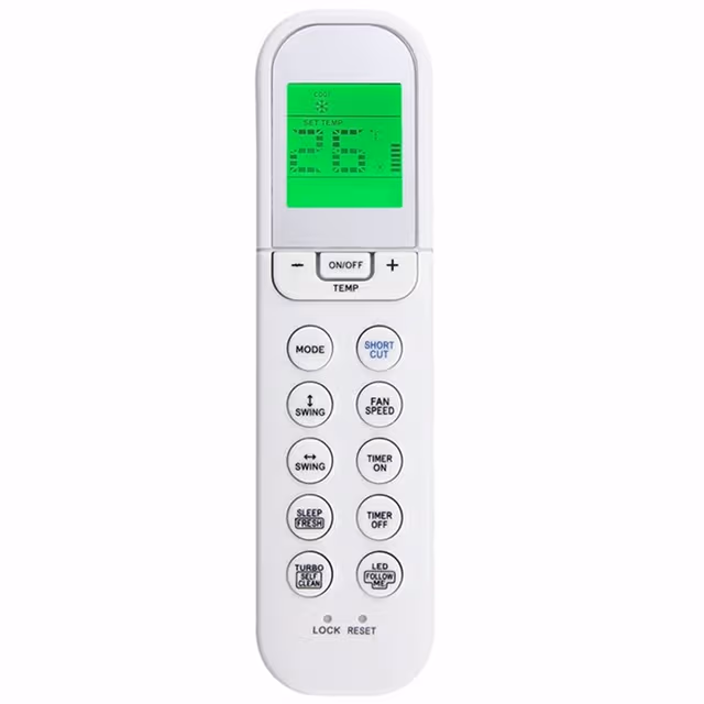 Erstatning fjernkontroll for RG36A11 / BGEF for Midea klimaanlegg