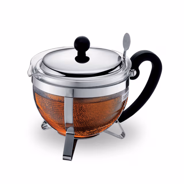 Bodum Tekanne med metallokk og filter i rustfritt stål CHAMBORD 1.0 L