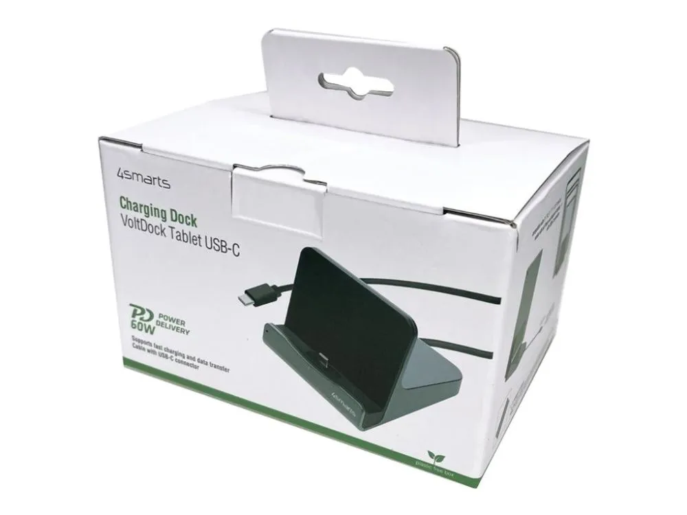 4smarts Charging Station VoltDock Tablet USB-C 60W gunmetal