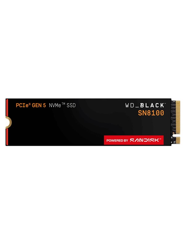 SANDISK WD Black SN8100 SSD - 1TB - M.2 2280 - PCIe 5.0 - Uten varmespreder