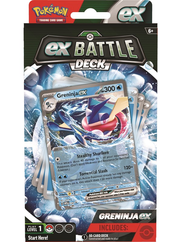 Pokemon TCG ex Battle Deck Greninja ex/Kangaskhan ex - assorted