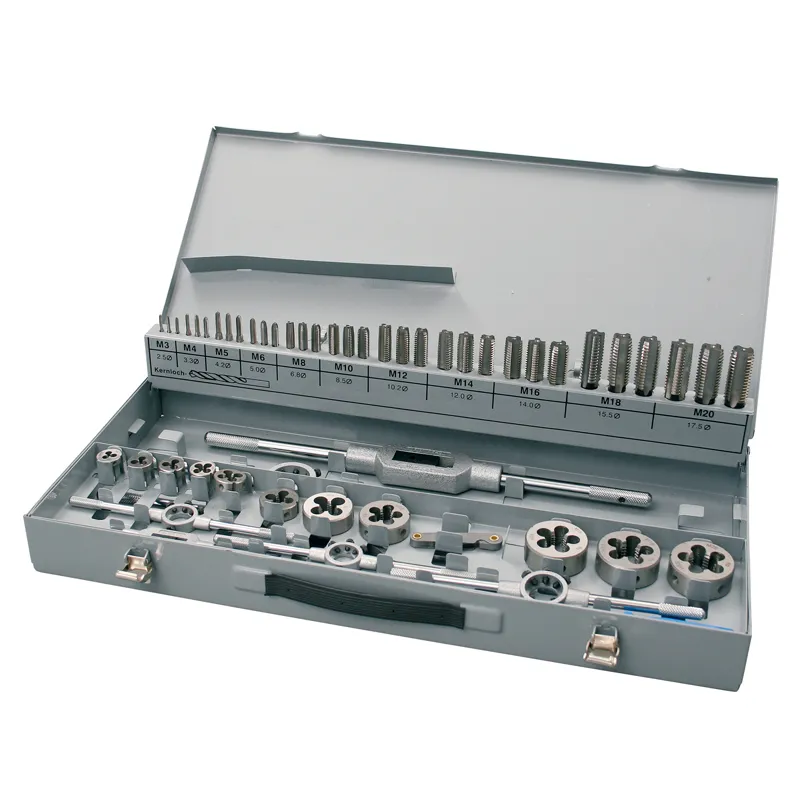 Tapp- og gjengesett M3-M20 HSS Metrisk (54 deler)