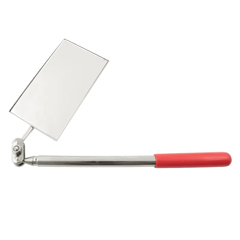 Inspeksjonsspeil 51x89 mm LED-delt og med teleskop maks L=480 mm