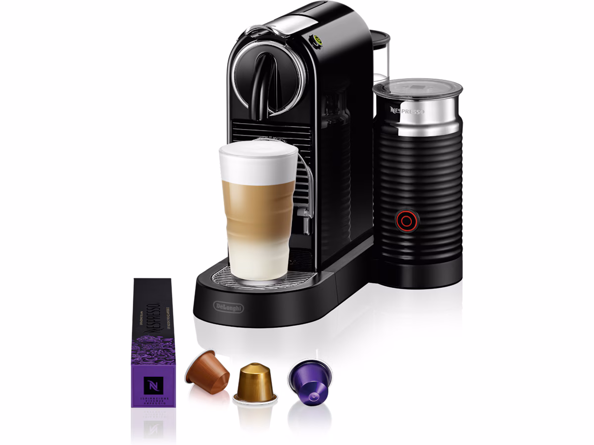 NESPRESSO CitiZ&milk fra DeLonghi® Kapselmaskin (sort)