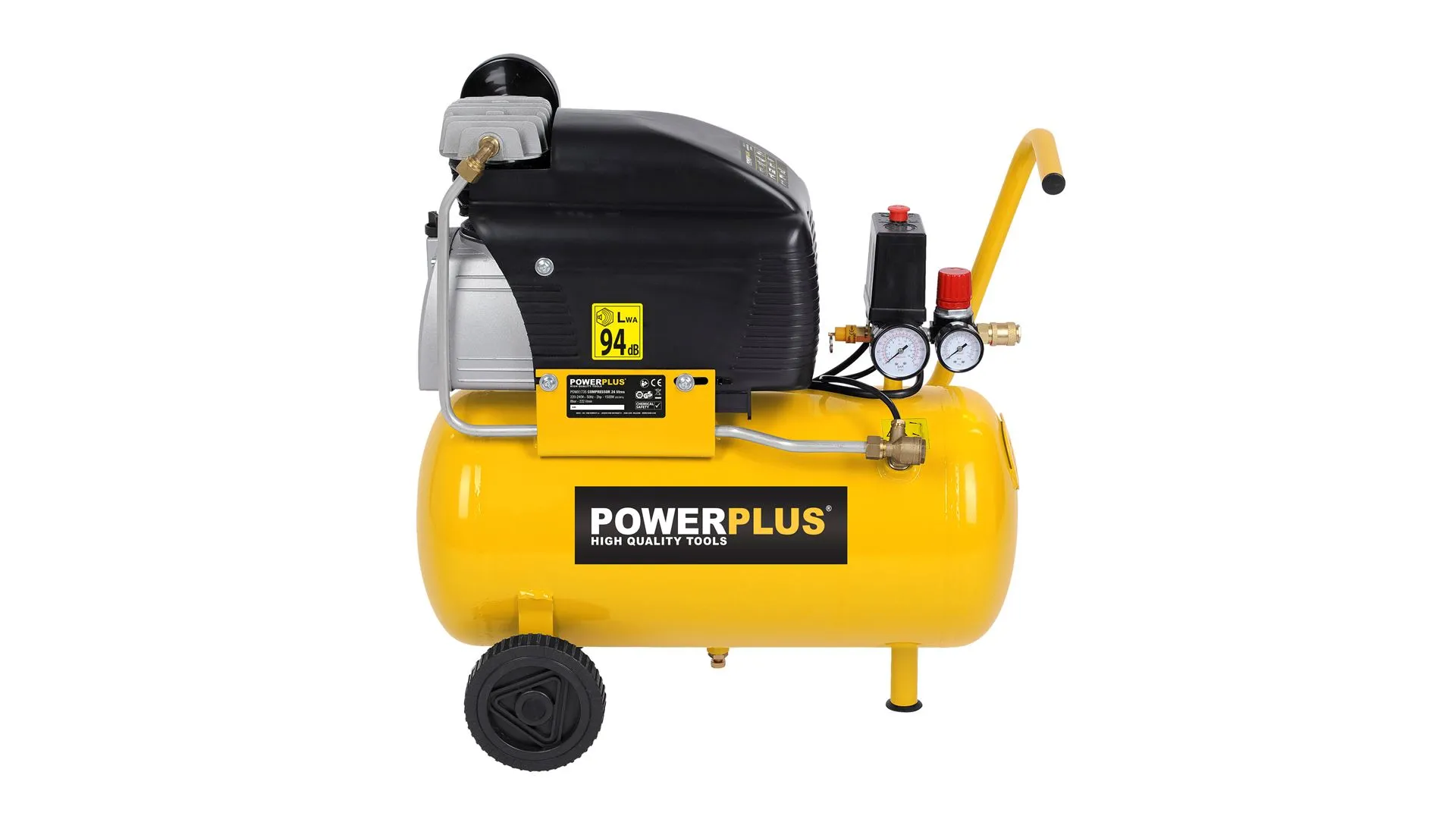 Kompressor 1,5 hk, 24 liter - oljesmurt