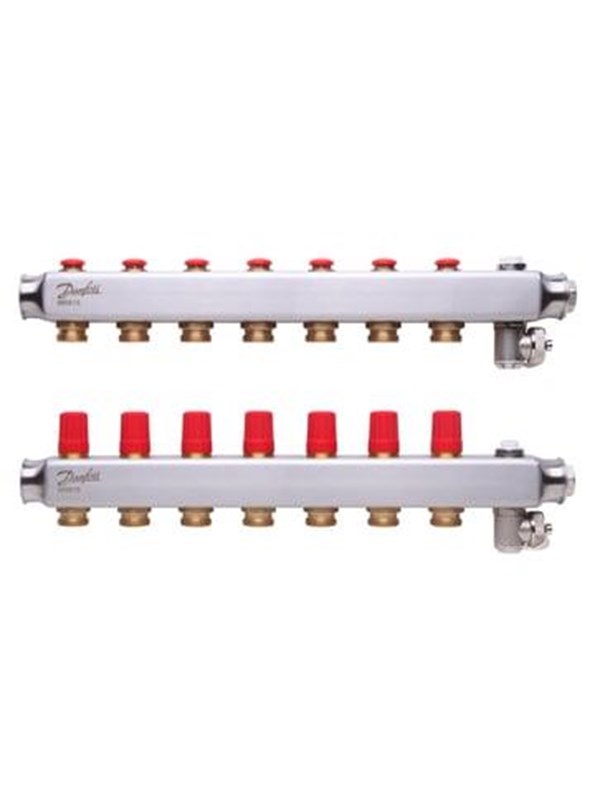 Danfoss floor heating manifold 7+7 SSM