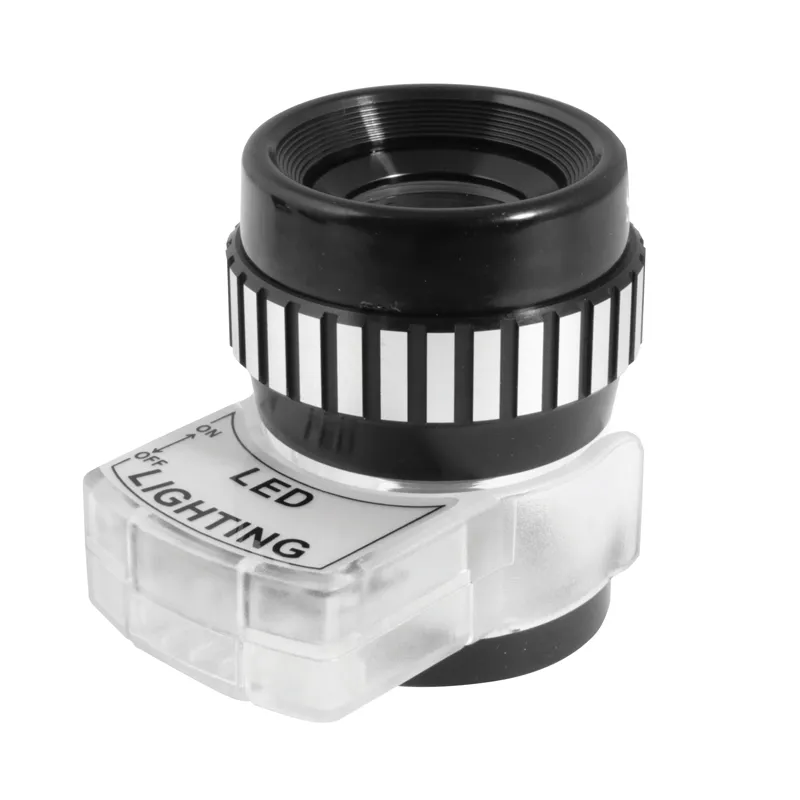 Målelupe 10X inkl LED lyskilde (15 405 226 + 15 405 229)