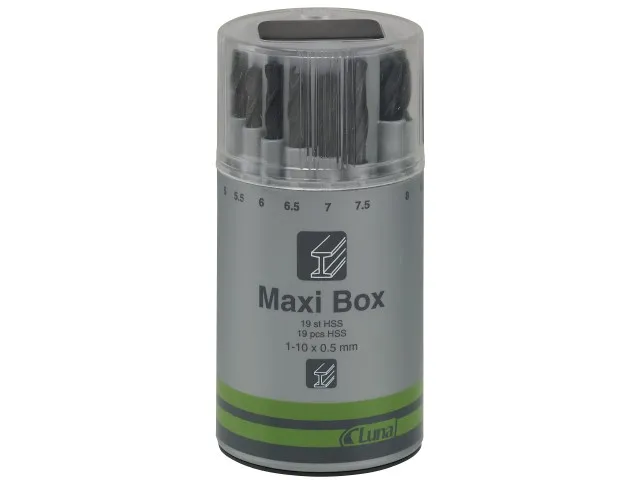 HSS borsett Luna maxi box 1-10 mm