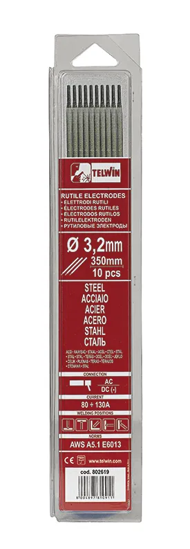 Rutile elektroder Ø 2,0 x 300 mm, 15 stk