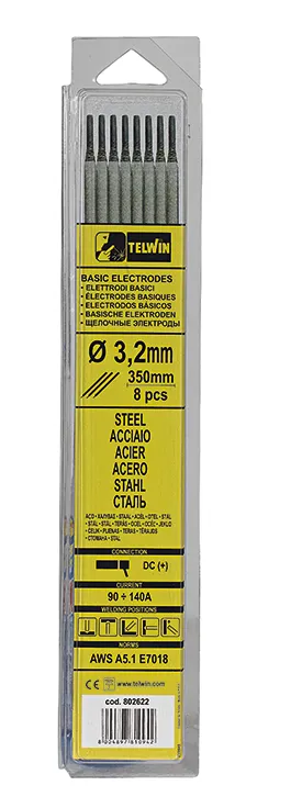 Grunnleggende elektroder Ø 3,2 x 300 mm, 8 stk