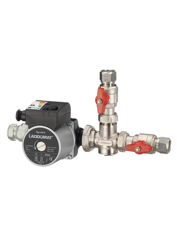 Termoventiler Laddomat 11-30 max boiler output 30 kw 53°c