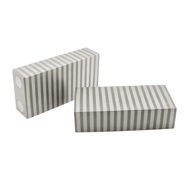 Lamelblokker 100x50x25 mm i sett (Stål-alu)