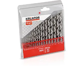 HSS Borsett 19 deler - 1-10 mm