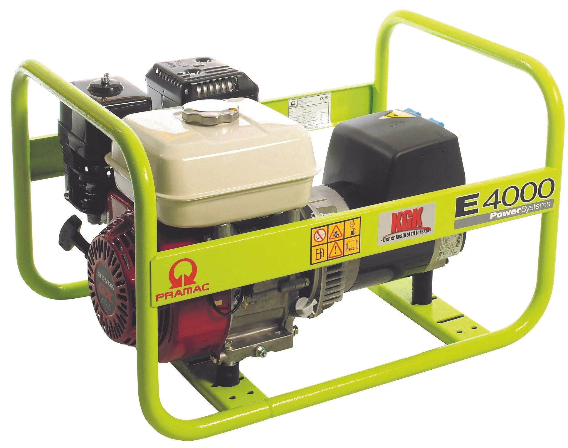 E4000 SHHPI Pramac generator - bensin 3,4kVa - 230V