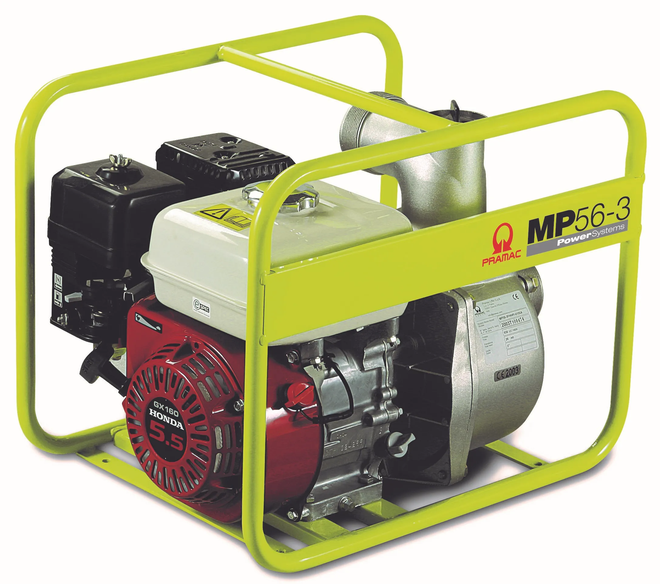 MP56-3" Pramac motorpumpe - spill- og drikkevann