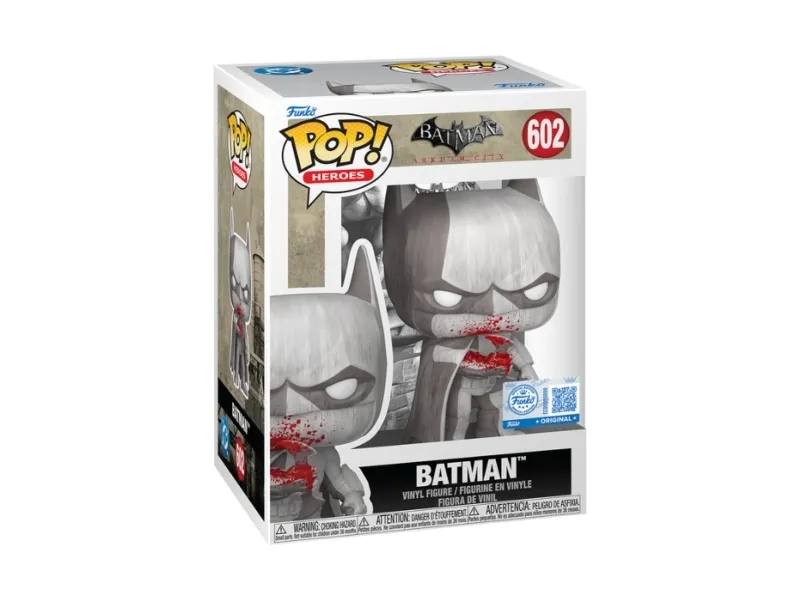 Funko! - Funko POP Vinyl Excl Arkham Batman (WH)(BD)