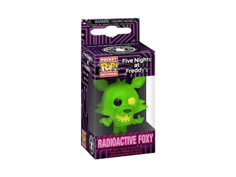 Funko! - Funko POP Keychain FNAF S7 Radioactive Foxy