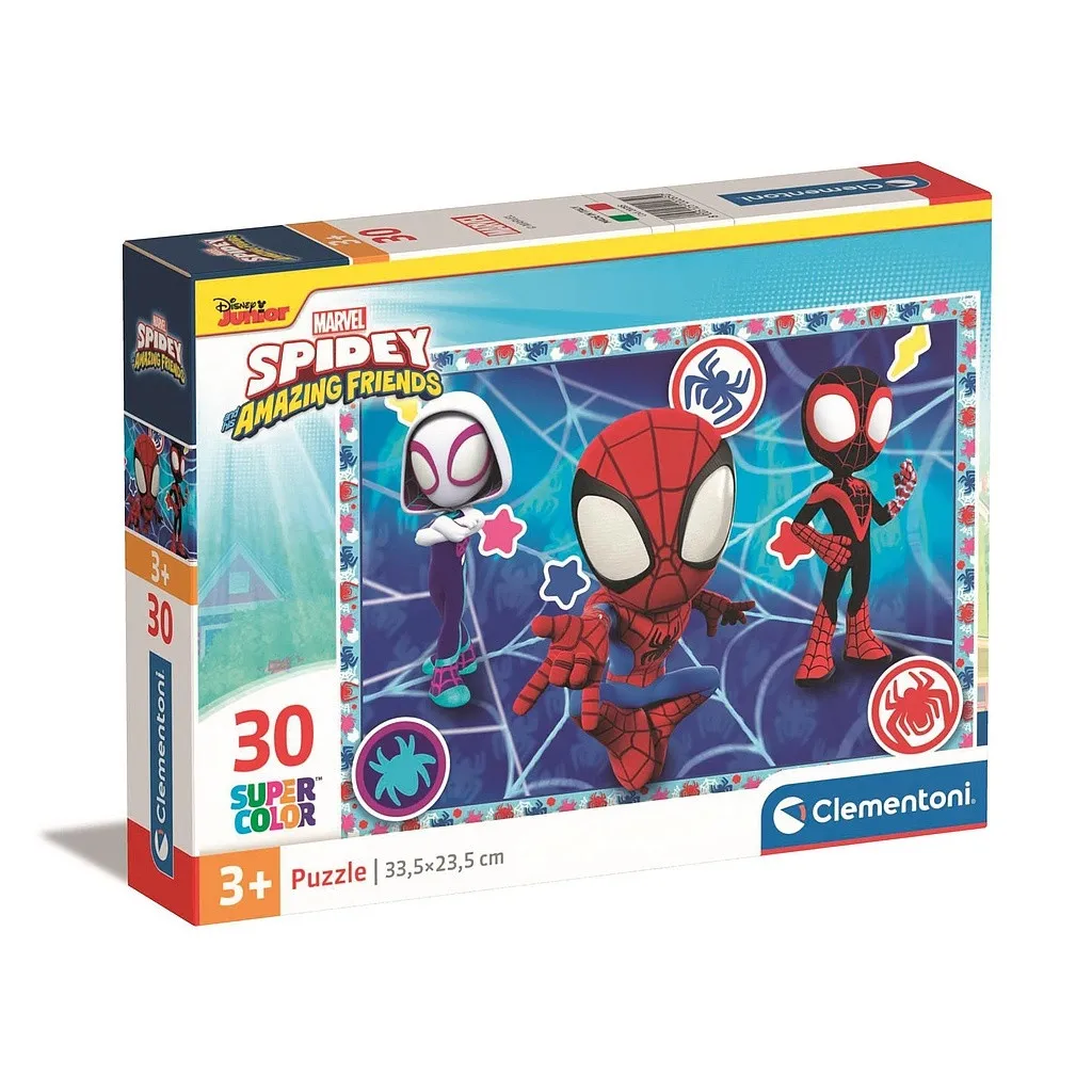 Clementoni Jigsaw Puzzle Super Color Marvel Spidey 30 pcs. Gulv