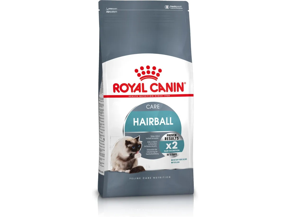 Royal Canin Hairball Care cats dry food 10 kg Adult Corn Poultry Rice Vegetable
