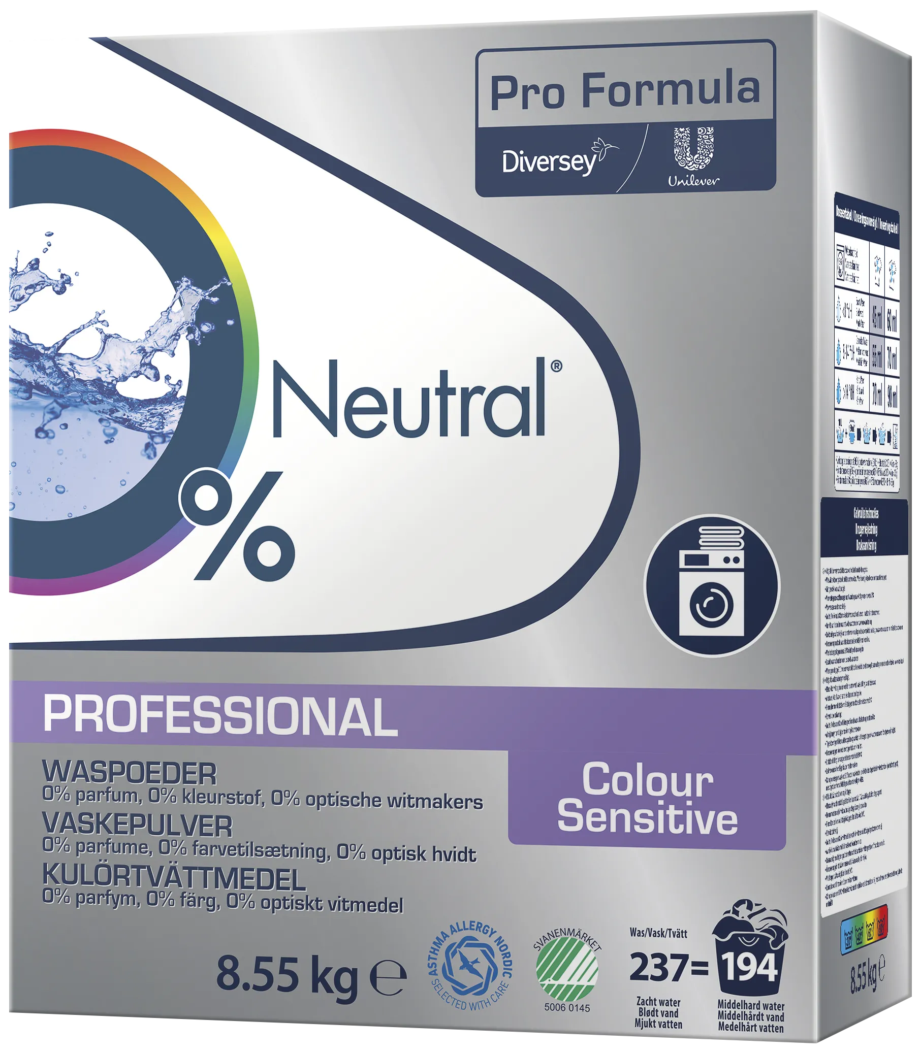 Neutral Professional Colour Powder 8.55kg - 194 washes