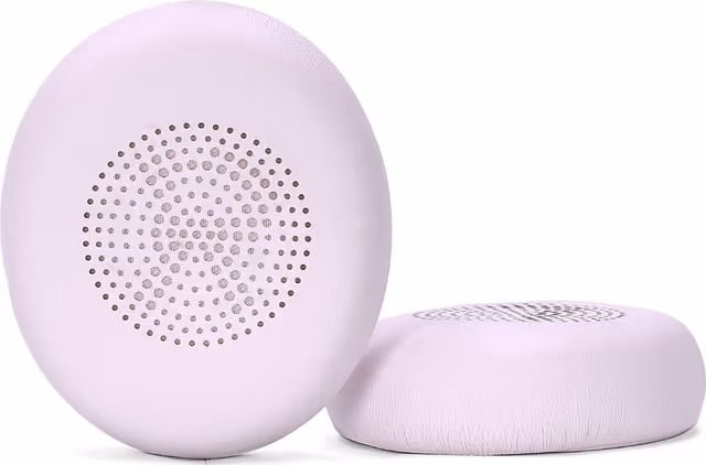 Rosa erstatningsøreputer (2-pakning) kompatibelt med Jabra Elite 45h & Evolve2 65 UC hodetelefoner