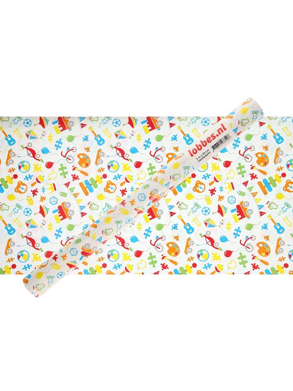 Lobbes Wrapping Paper Toys 3 mtr