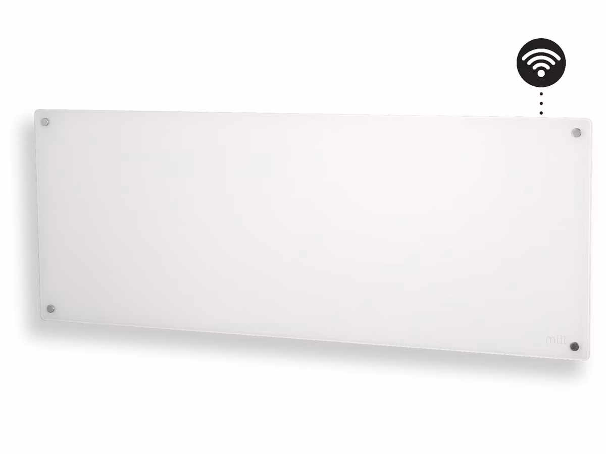 Mill Glass Smart WiFi Gen 4 panelovn 1300W (hvit)