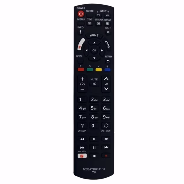TV-fjernkontroll erstatning for N2QAYB0001133 for Panasonic TV