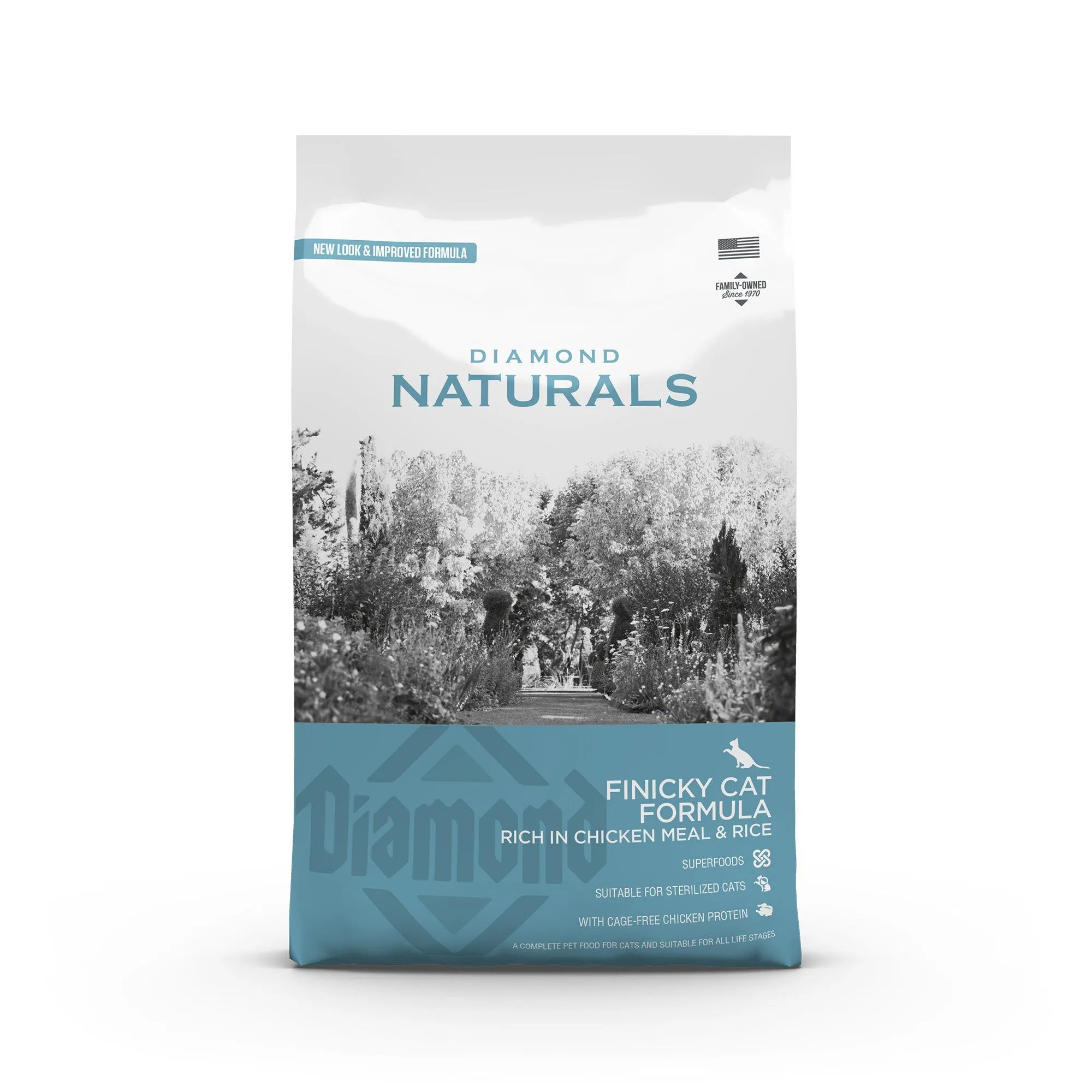 Diamond naturals Finicky Cat Chicken meal & rice 7.5kg