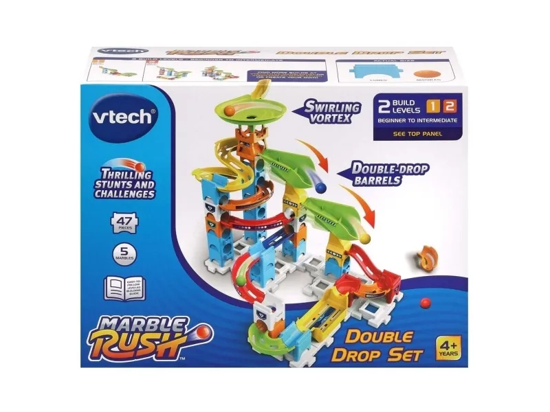 VTech Vtech Marble Rush Double Drop Set, 47 Ps