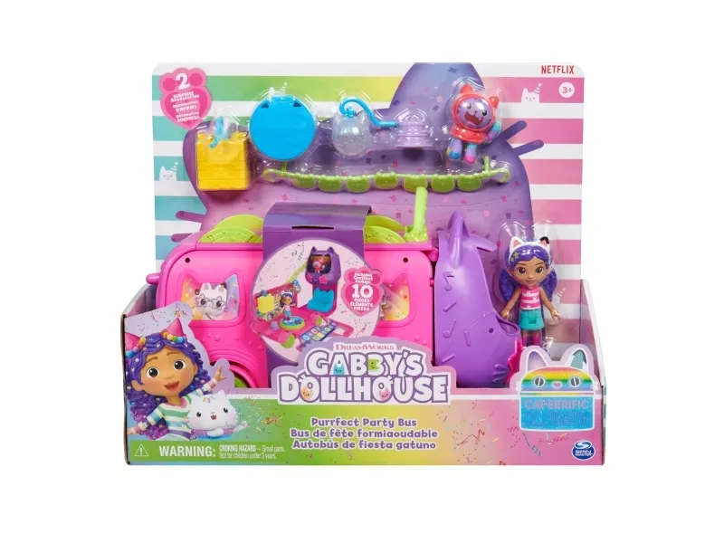 Gabby's Dollhouse Gabbys dukkehus Dryss Party Buss