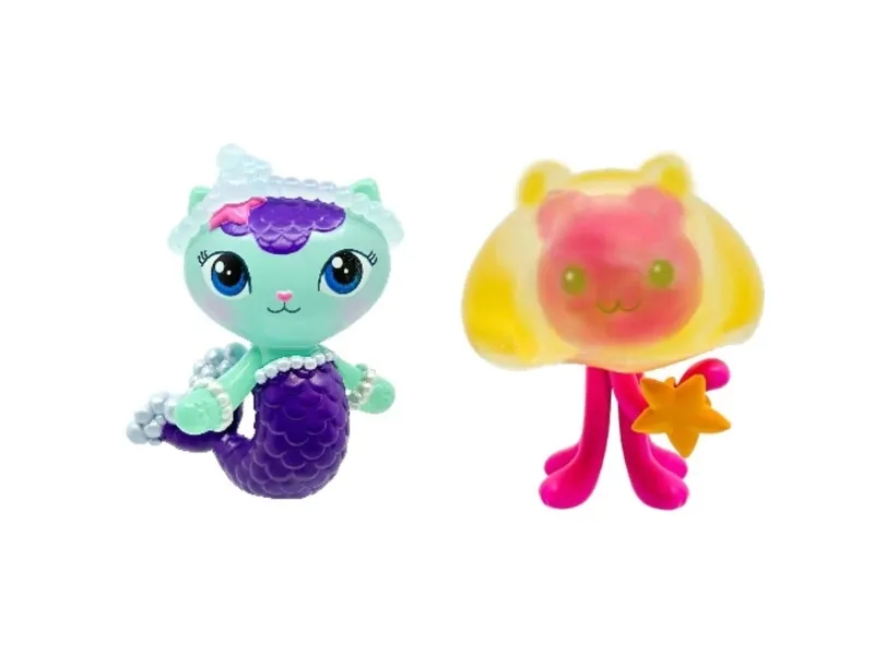 Gabby's Dollhouse Gabby's Movie 2Pack Figure-Mercat & Cat Jelly Fish