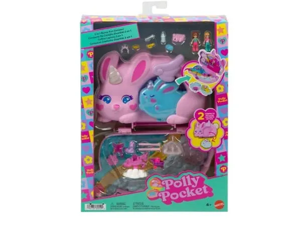 Polly Pocket Wearable Uni-Bunnies Compact